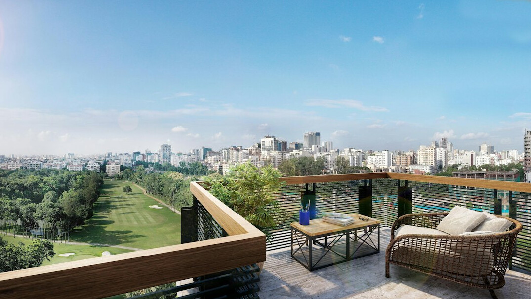 luxury apartment balcony view