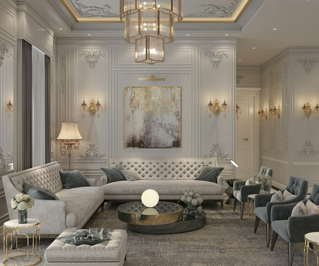 luxury apartment living room